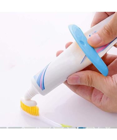 Kiniza 8 Pcs Toothpaste Tube Squeezer Dispenser | Tube Squeezer Holder for Toothpaste & More | Random Colors - Buy Online on GoSupps.com