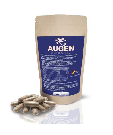 Eyes vital complex 360 capsules lutein zeaxanthin sodium-R-lipoat fulvic acid highly concentrated of course with other vegetable ingredients vegan