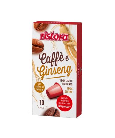 Nespresso compatibles avec 120 capsules caf et Ginseng Restaura.