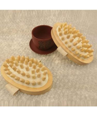 Gazelle Trading Anti Cellulite Massager Brush Set for Cellulite Reduction and Body Circulation - 2 Pcs - Buy Online on GoSupps.com