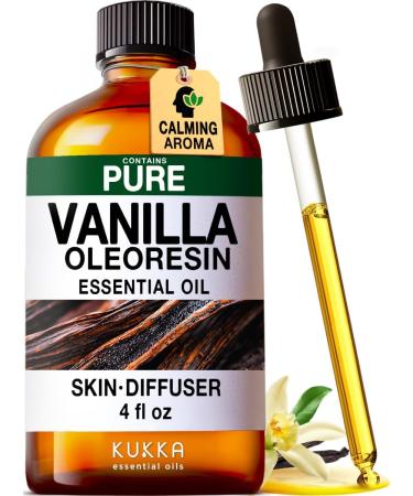 Gardenia Essential Oil for Diffuse & Vanilla Essential Oil for Diffuser Set - Aromatherapy Grade Essential Oils Set - 2X 4 Fl Oz - Kukka - Buy Online on GoSupps.com