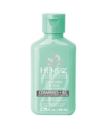 Hempz Body Lotion - Cucumber & Aloe Limited Edition Mini Daily Moisturizing Cream  Shea Butter  Aloe  Body Moisturizer - Skin Care Products  All Natural Hemp Seed Oil - Travel Size 2.25 Fl Oz - Buy Online on GoSupps.com