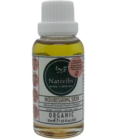Native Natural Nativilis Organic Copaiba Facial Serum 30ml with Lavender Sage Musk Argan Oil and Vitamin E Moisturizing and AntiWrinkle - Buy Online on GoSupps.com