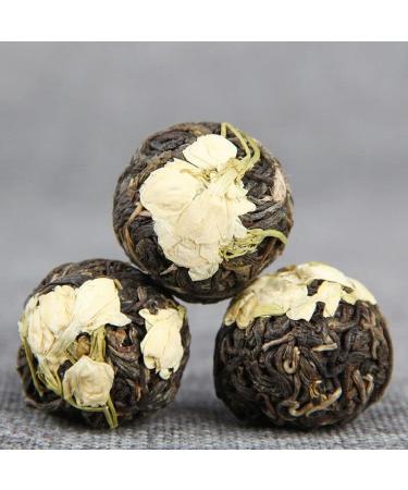 HELLOYOUNG 500g Th Pu'er au jasmin naturel chinois Dragon Pearl Aliment vert biologique pr sentant un go t fort mais doux Th pu-erh Pu'er Tea - Buy Online on GoSupps.com