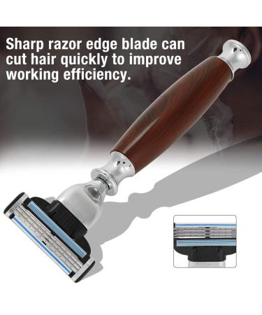 Dewin Razor Brush & Set for Men | Complete Safety Shaving Kit with Roof Hair Brush Shaving Soap & Stainless Steel Bowl - International Shipping Available - Buy Online on GoSupps.com
