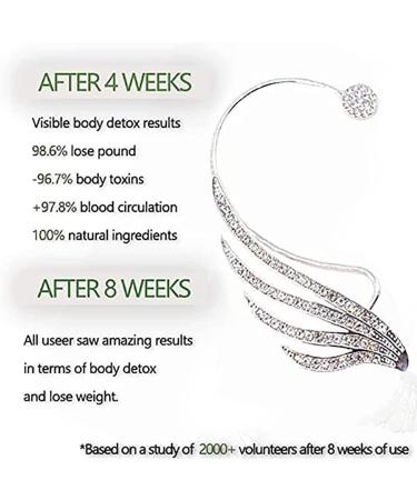 Toseky Acupressure Earrings for Weight Loss | Angel Wings Design | Stress Relief & Shiny Earrings - Buy Online on GoSupps.com