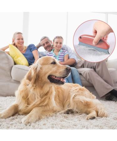 Pet Hair Remover Brush Dog Cat Hair Remover with Edge Sweeping Pet Carpet Hair Remover Tool for Car Couch Sofa Carpet Bed Sheet Clothes - Buy Online on GoSupps.com