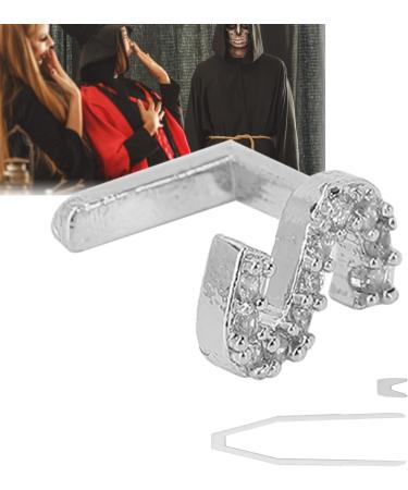 Shop Verdant Touch Hip Hop Teeth - Removable Silver Dentures for Halloween & Cosplay Accessories - Buy Online on GoSupps.com