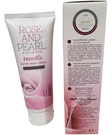  Vip's Prestige Delicate Facial Cleansing Cream with Microgranules "Vip's Prestige - Rose&Pearl" 135 ml (2 pieces) - Buy Online on GoSupps.com