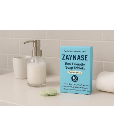 Foaming Hand Soap Tablets Hand Soap Refill Tablets Refill Tablets for Foaming Soap Dispenser Eco-Friendly Zero Waste Hand Wash Refills (Pack of 10 Perrine Lemon) Without Dispenser Perrine Lemon 0.9 Fl Oz (Pack of 10) - Buy Online on GoSupps.com