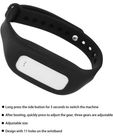 Adjustable Anti Snoring Wristband Bracelet | USB Charging | Intelligent Device for Home Use (Black) - Buy Online on GoSupps.com