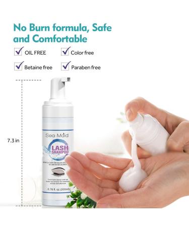 Cleansing Eyelash Extension Solution 200ML - Ideal for Home and Salon Use - Gentle on Extensions and Natural Lashes - Buy Online on GoSupps.com