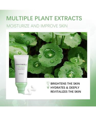 Centella Sunscreen SPF50+ PA++++ 50ml - Pure Centella Asiatica Water-Fit Sun Serum Light & Smooth Skin Protection - Buy Online on GoSupps.com