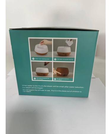 500ml Aroma Diffuser for Essential Oils - 10 Oils Included Noiseless 23dB BPA-Free 7 LED Colors 4 Timers & Auto Shutoff - Perfect for Home & Wellness - Buy Online on GoSupps.com