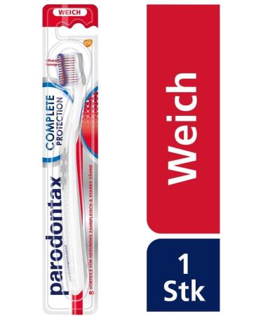 Parodontax Complete Protection Toothbrush - Soft Bristles for Strong Teeth & Healthy Gums | 2-Pack - Buy Online on GoSupps.com
