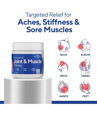 Marie Originals Joint & Muscle Therapy | Non Greasy Topical Pain Relief Cream - with Natural Essential Oils for Soothing Muscle & Joint Cooling Sensation Easy to Apply | 4 oz - Buy Online on GoSupps.com