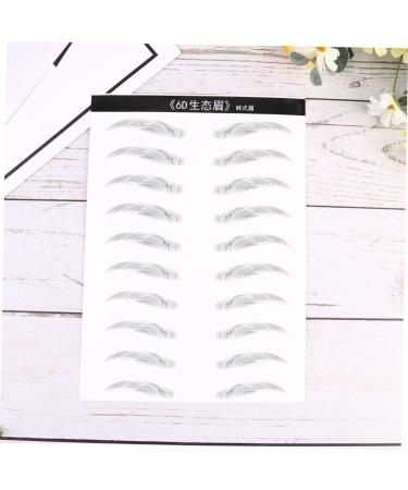 Ipetboom 2 Pairs Black Stickers Brow Tatoo Eyebrow Makeup Tools Eyebrow Stickers 6d Patch Artificial - Buy Online on GoSupps.com