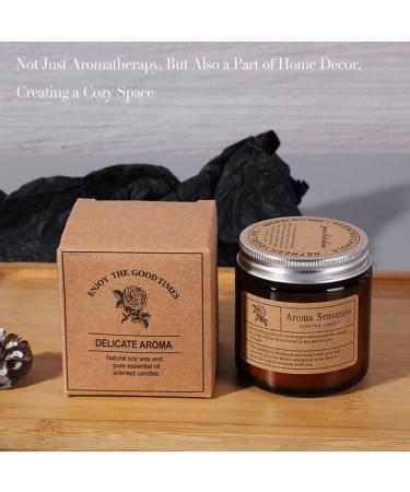 Premium Cedar Scented Candle | 8 oz Soy Candle for Holiday Gifts | 45 Hour Burn | Ideal Christmas Candles for Men | Shangri-La White Tea & Vanilla Aromas - Buy Online on GoSupps.com