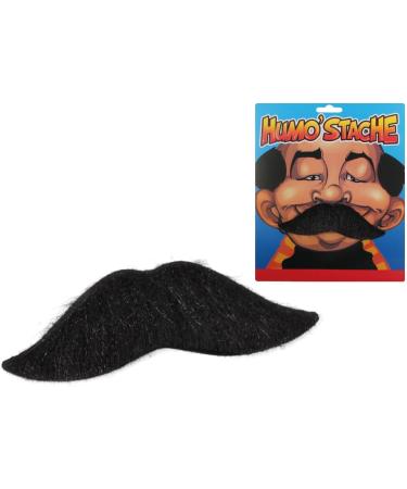 Alsino Black Self-Adhesive Mario Mustache Sticker - Perfect for Parties & Costumes | LG9613 BART - Buy Online on GoSupps.com