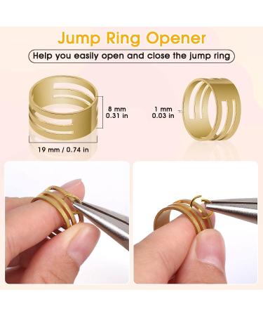 4600Pcs Silver and Gold Jump Rings with Open/Close Tools - Assorted Sizes for Jewelry Making and Repair - Buy Online on GoSupps.com