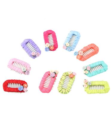 PSOP 10 pieces pet pet dogs hair clip dog dog dogs grind beautiful cats dog hairpins dog salon hair loops pet hair accessories for pet dog cat cat puppies
