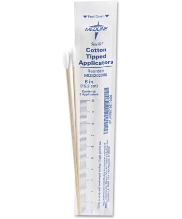 Medline Sterile Cotton-Tipped Applicators - Pack of 200 - Buy Online on GoSupps.com
