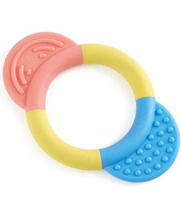 Hape E0026 Teething Ring - Safe Rice-Based Teething Aid | Multi-Colour | International Shipping Available - Buy Online on GoSupps.com
