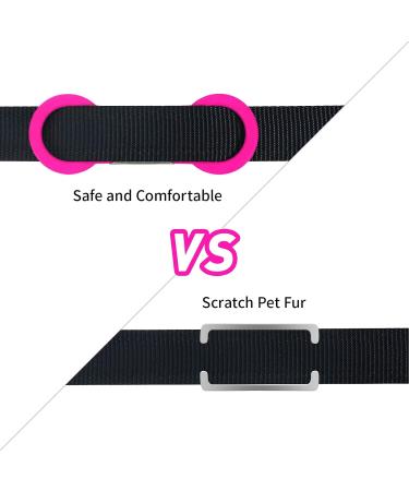 Personalized Bright Pink Dog Tags - Engraved 2 Pack for Small & Medium Breeds | Tagme - Buy Online on GoSupps.com