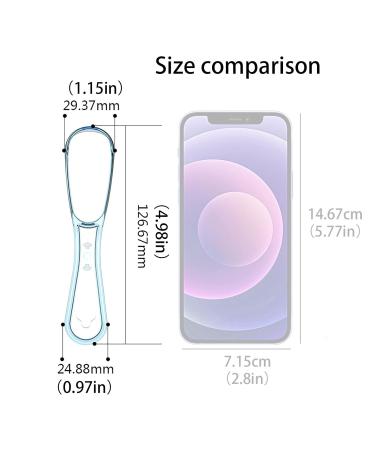 Premium Purple Tongue Scraper for Adults - Unisex Mouth Care Tool for Optimal Tongue Cleaning & Fresh Breath - Buy Online on GoSupps.com