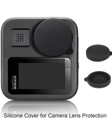 4 Pack Tempered Glass Screen Protector and Lens Cap Cover for Gopro Max Action Camera by Akwox - Buy Online on GoSupps.com