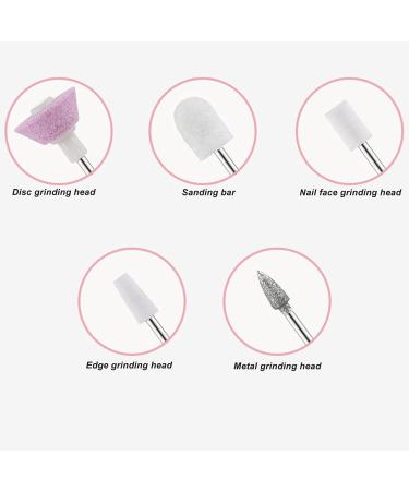Electric Nail Grinding Pen Rechargeable Polishing Exfoliating USB Rechargeable Nail File - Buy Online on GoSupps.com
