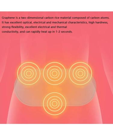 Menstruation Relief Heating Pad - Electric Vibration Massage Belt for Women's Pain Relief | Washable Heat Therapy - Buy Online on GoSupps.com