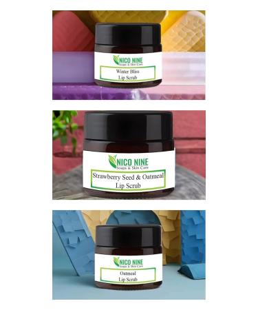 Nico Nine Sugar Lip Scrub - Oh Natural (Unscented) | Exfoliating Lip Care - Buy Online on GoSupps.com