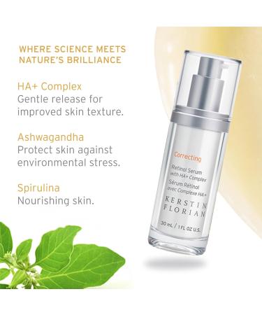 Kerstin Florian Retinol Serum with Hyaluronic Acid | Anti-Aging Hydrating Face Treatment | 1.0 fl oz - Shop Internationally - Buy Online on GoSupps.com