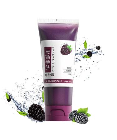 Eastuy Exfoliating Body Scrub Natural Refreshing Body Scrub to Blackberry Skin Moisturising Cellulite and Dead Skin Scars 7/2 oz