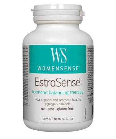WomenSense EstroSense 120 vegetarian capsules Calcium D-glucarate Indole-3-Carbinol Green Tea Extract Turmeric Extract Rosemary Extract Lycopene Sulforaphane and Milk Thistle Seed Extract Helps Support and Promote Healthy Estrogren Balance