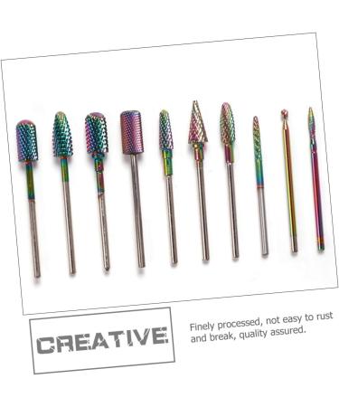 Healeved 1set Grinding Head Electric Nail Drill Heads Nail Grinding Tools Nail Polishing Heads Manicure Supplies Wisking Tool Electric Power Tools Lotion Tungsten Steel Miss Pedicure - Buy Online on GoSupps.com