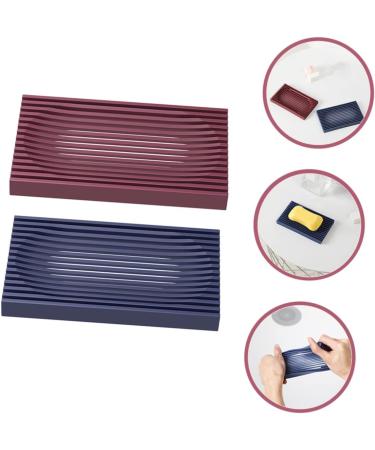 Amosfun 6 Pcs Soap Box Small Wallet for Women Soap Dish for Counter Travel Soap Case Decorative Basket Soap Dish for Tile Soap Rack Trays Soap Dishes for Bar Soap Mouse Pad Toilet - Buy Online on GoSupps.com