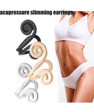 Reetuzz Acupuncture Earring Acupressure Slimming Earrings Non Piercing Acupressure Earrings for Women Men Weight Loss Effective Slimming (3 PCS) - Buy Online on GoSupps.com