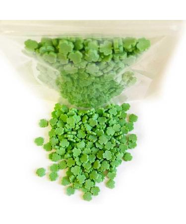 A Pinch Of... - Matt Green Shamrocks - St Patricks Day Cake Topper Sprinkles - 25g Edible Cupcake Decorations - Perfect for Birthdays & St Paddys Celebrations - Buy Online on GoSupps.com