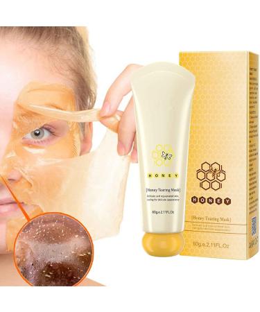  BAInuai Lot de 2 masques Peel Off Honey Face Mask Honey Tearing Mask Peel Mask Peel Mask Dead Skin Oil Control Blackhead Remover Skin Clean Pores Shrink for Men and Women - Buy Online on GoSupps.com