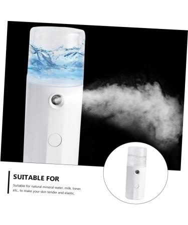 minkissy 1pc Hydrating Instrument Nano Facial Mister Cool Facial Mister Face Moisturizing Skin Humidifier Skin Moistener Steamer White Spray Abs - Buy Online on GoSupps.com