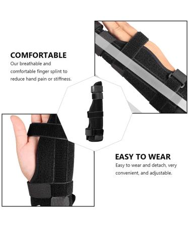 Adjustable Elastic Thumb Brace with Aluminum Plate - 1pc Holder Strap Stabilizer Mallet Sleeve Protector - International Shipping - Buy Online on GoSupps.com