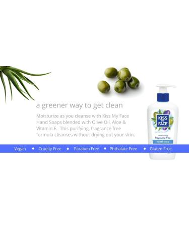 Kiss My Face Fragrance Free Liquid Hand Soap - Vegan & Cruelty Free - 9 Fl Oz (6 Pack) - Buy Online on GoSupps.com