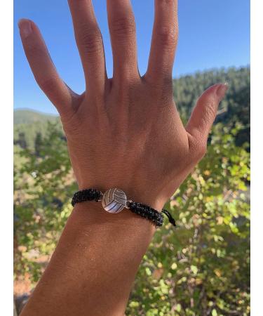 Sportybella Volleyball Charm Bracelet - Adjustable Bracelet for Female Players - Buy Online on GoSupps.com