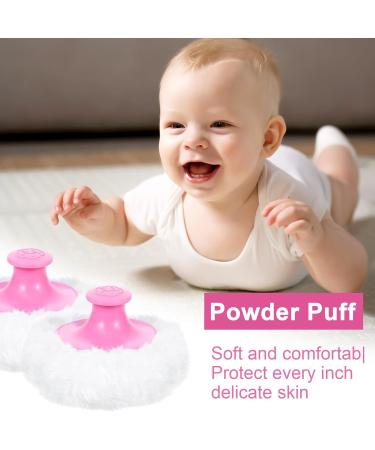 WLLHYF 2 Pcs Fluffy Powder Puff - Large Washable Cosmetic Applicator for Sensitive Skin | Perfect for Face & Body Makeup - Buy Online on GoSupps.com