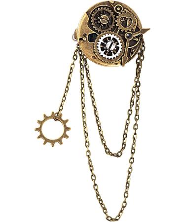 Vintage Hair Clips | Resin Vintage Gear Brooch - Portable Hair Barrette Decorative Hair Accessories for Proms Weddings Parties Cosplay - Buy Online on GoSupps.com