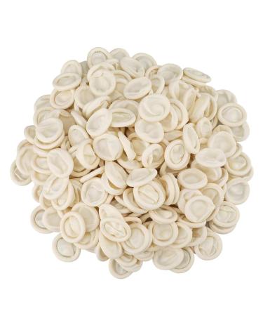 200 pieces of antistatic latex fingerlings rubber finger tip protection waterproof disposable fingerlings suitable for the electronics industry the medical industry etc.