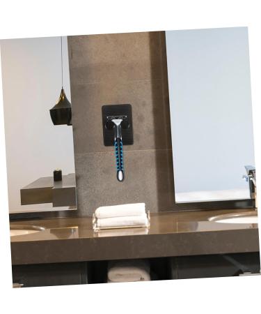 Buy Homsfou 4-Piece Razor Stand & Shower Hooks - Durable ABS Accessories for Men | Perfect Razor & Brush Holder | International Shipping Available - Buy Online on GoSupps.com