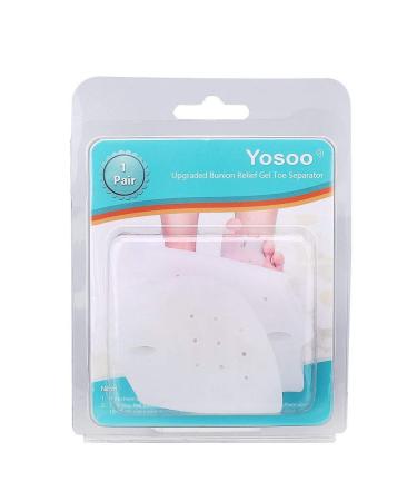 Silicone Toe Separators & Bunion Corrector - Gel Pad for Hallux Valgus - Forefoot Cushion Foot Rubbing Pads - Buy Online on GoSupps.com
